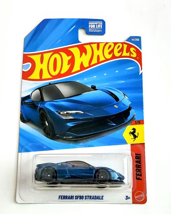 Hot wheels 2026 Case B #1 Ferrari SF90 Stradale blue JJJ12