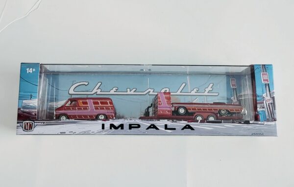 M2 Machines Auto Haulers Series 36000-R97 1971 Chevrolet G10 Van and 1964 Chevrolet Impala SS 409 Convertible 26-11