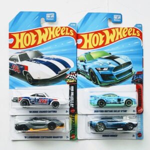 Hot wheels 2026 Kroger exclusive case C complete set of 4 DodgeDaytona Charger, Shelby GT500, Rodger Dodger, Lamborghini Centenario