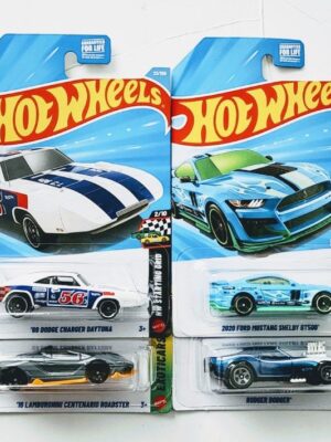 Hot wheels 2026 Kroger exclusive case C complete set of 4 DodgeDaytona Charger, Shelby GT500, Rodger Dodger, Lamborghini Centenario Hot wheels 2026 Kroger exclusive case C complete set of 4 DodgeDaytona Charger, Shelby GT500, Rodger Dodger, Lamborghini Centenario