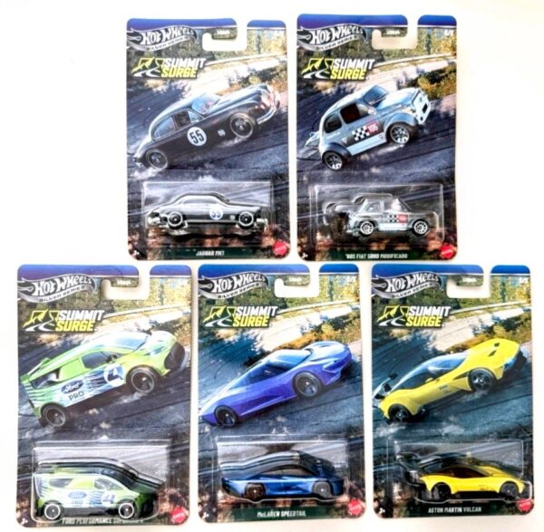 Hot wheels 2026 Silver series Summit Surge complete set of 5- GDG44-957S