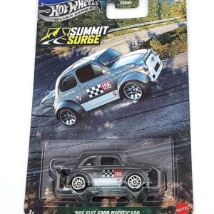 Hot wheels 2026 Silver series Summit Surge #5 60s Fiat 500D Modificado gray JKX70
