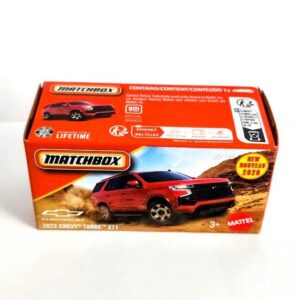 Matchbox 2026 power grabs #60 2023 Chevy Tahoe Z71 red JHP94