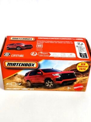 Matchbox 2026 power grabs #60 2023 Chevy Tahoe Z71 red JHP94
