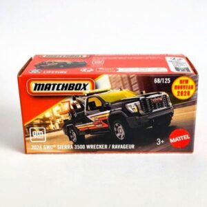Matchbox 2026 power grabs #68 2024 GMC Sierra 3500 Wrecker black