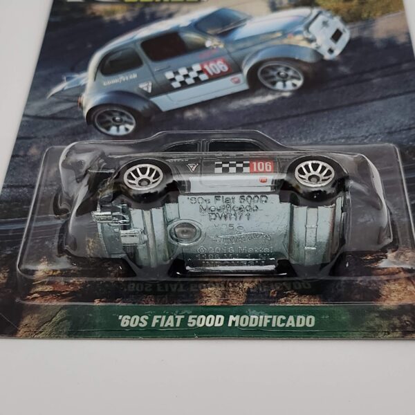 Hot wheels 2026 Silver series Summit Surge #5 60s Fiat 500D Modificado gray JKX70