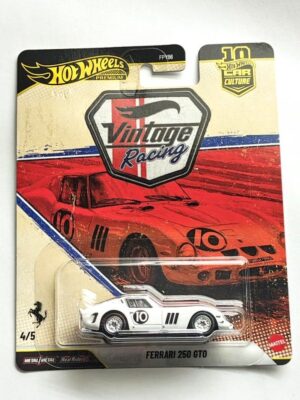 Hot Wheels 2026 Car Culture Vintage Racing 4/5 Ferrari 250 GTO white JKF25