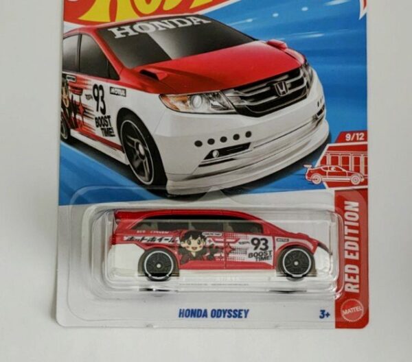 Hot wheels 2026 Target Red Edition 9 of 12 Honda Odyssey red w/waifu livery JJM63