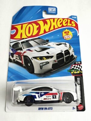 Hot Wheels 2026 case K - HW Starting Grid 5/10 BMW M4 GT3 (evo) white w/heritage livery JNG69