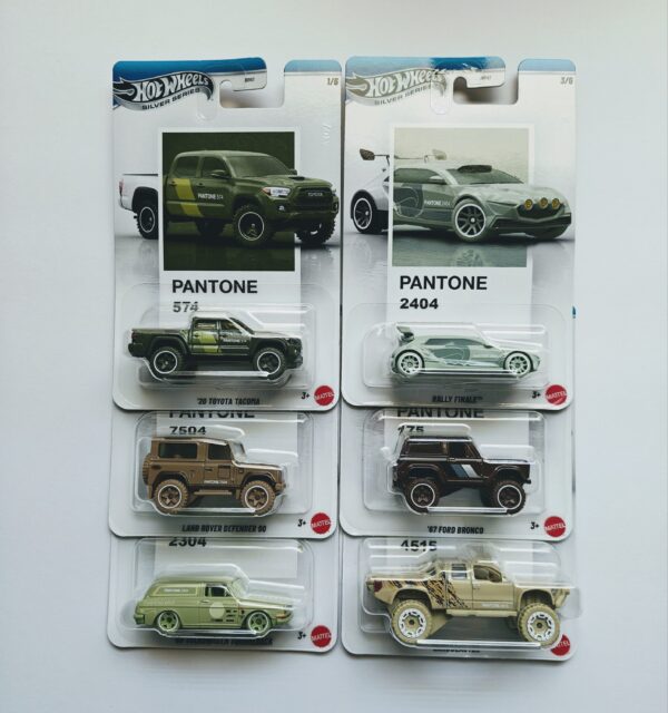 Hot wheels Silver series 2026 Pantone series mix 2 complete set of 6 JKY47-965B