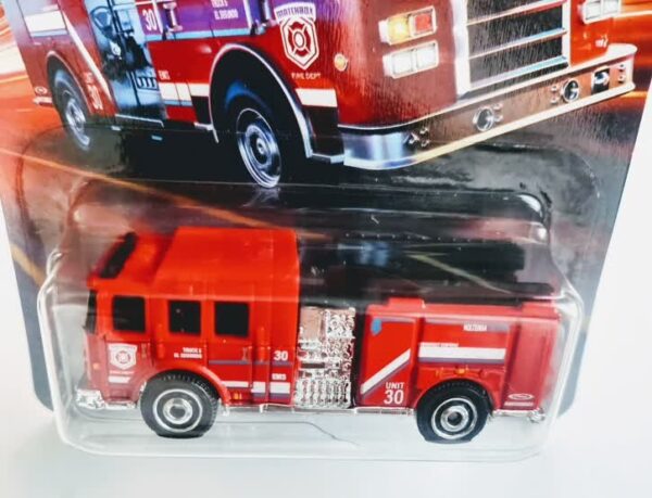 Matchbox 2026 #44 Pierce Volterra EV fire truck red JHM30