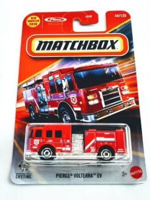 Matchbox 2026 #44 Pierce Volterra EV fire truck red JHM30