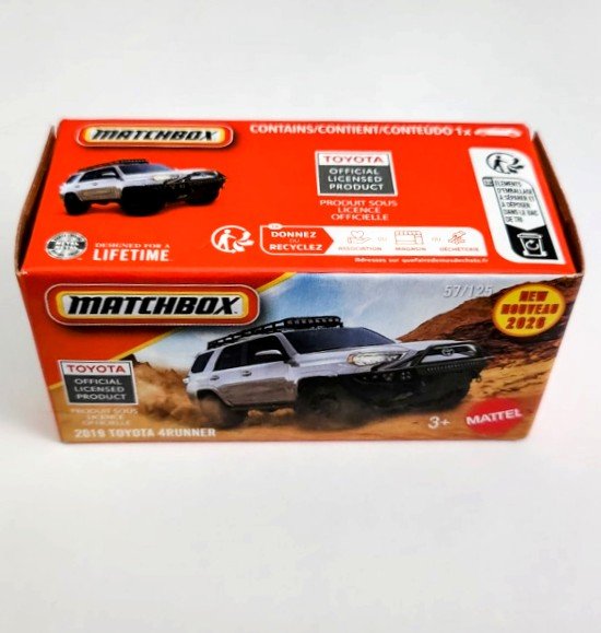 Matchbox 2026 Power Grabs - 57/125 - 2019 Toyota 4Runner gray JHP89
