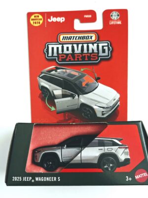Matchbox 2026 15 of 50 - 2025 Jeep Wagoneer S Silver Zynith with opening doors - JHV21