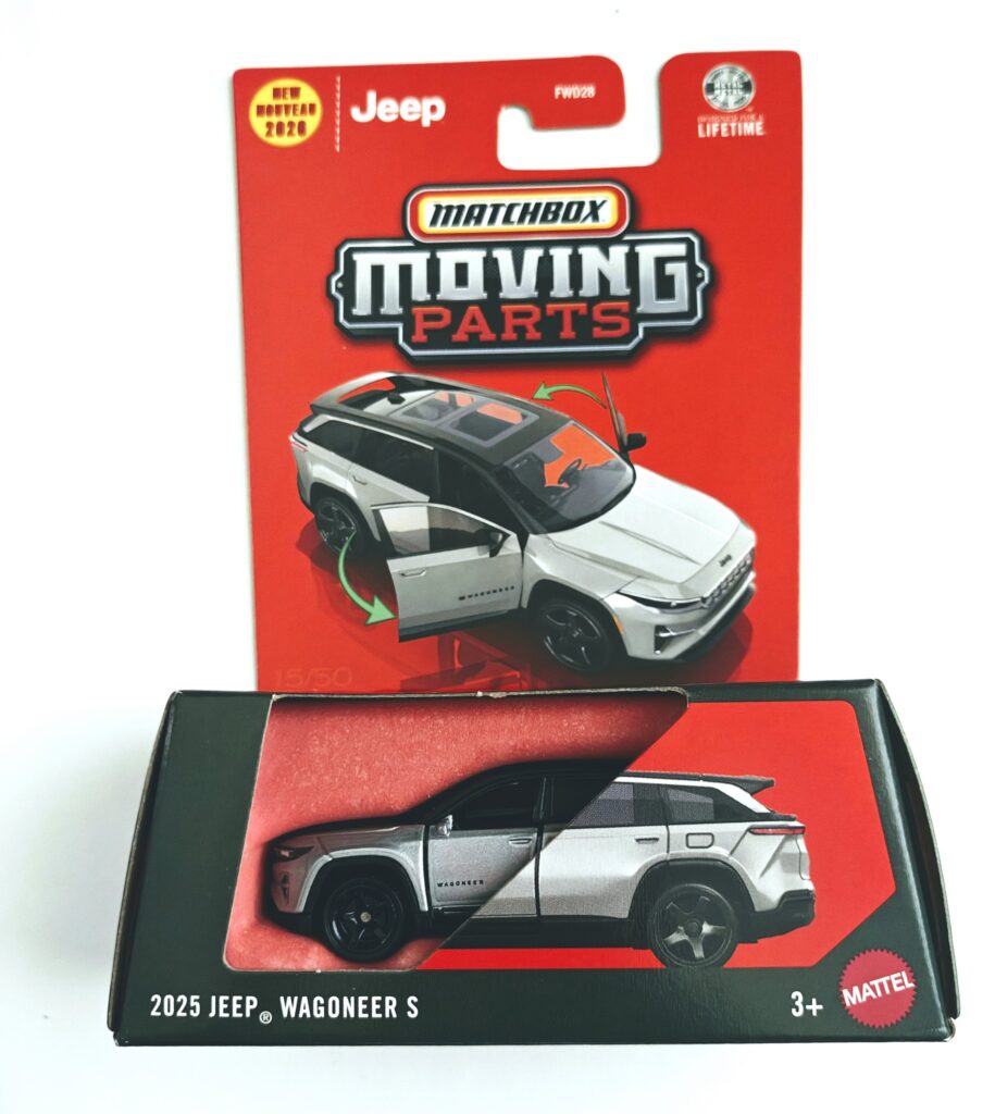 Matchbox 2026 15 of 50 - 2025 Jeep Wagoneer S Silver Zynith with opening doors - JHV21
