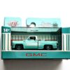M2 Machines 2026 Detroit Muscle 32600-97 - 1976 GMC Sierra 15 SS02 turquoise/w blue rims Chase (limited to 750 PCs)