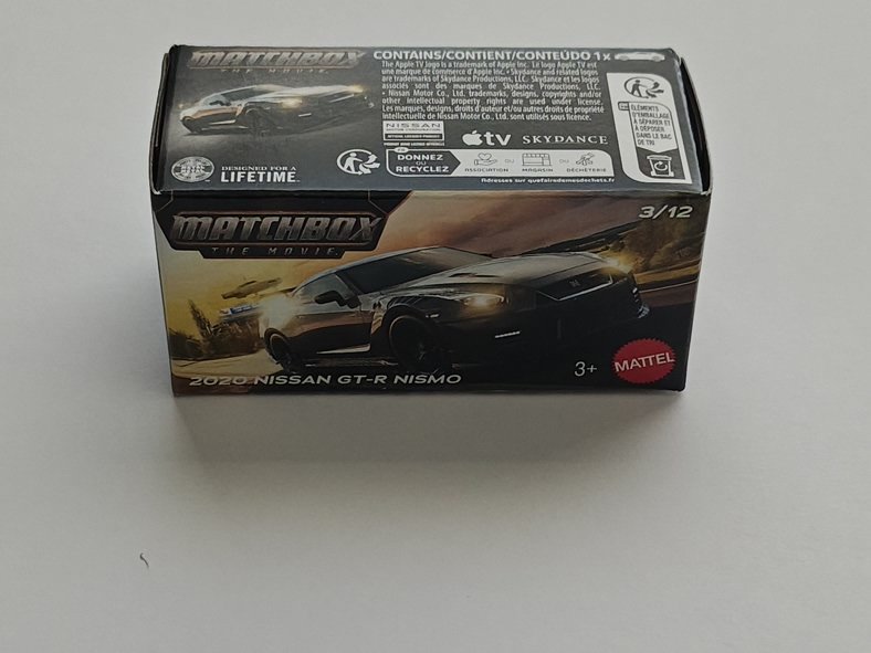 Matchbox 2026 Power Grabs - Matchbox The Movie 3 of 12 - 2020 Nissan GT-R Nismo gray JKK58