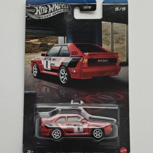 Hot Wheels 2026 Silver Series Walmart exclusive Audi series 5 o 5 1984 Audi Sport Quattro Venus red JKY19