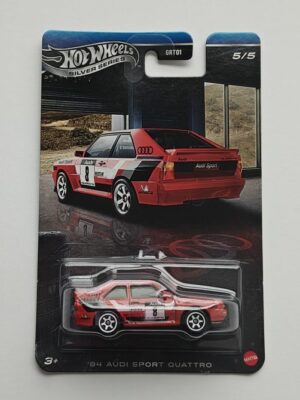 Hot Wheels 2026 Silver Series Walmart exclusive Audi series 5 o 5 1984 Audi Sport Quattro Venus red JKY19