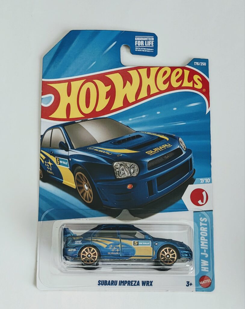 Hot wheels 2026 HW J-Import 7 of 10 Subaru Impreza WRX Rally blue