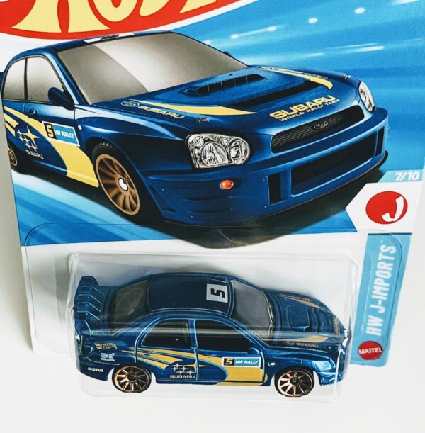 Hot wheels 2026 HW J-Import 7 of 10 Subaru Impreza WRX Rally blue