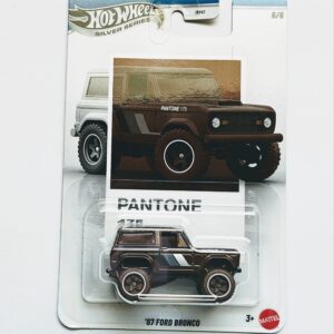 Hot wheels 2026 Silver Series Pantone mix B - 6 of 6 1967 Ford Bronco maroon w/metal base JKY65