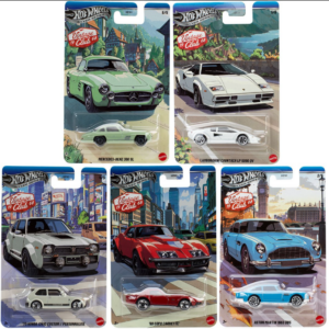 Hot Wheels 2026 Silver Series Vintage racing club: National Icons complete set of 5 HRT81-956k