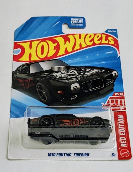 Hot Wheels 2026 Target Red Edition - 12 of 12 - 1970 Pontiac Firebird black matte JJM65