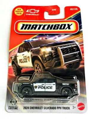 Matchbox 2026 -92 of125 - 2024 Chevrolet Silverado PPV Silverado PPV police truck JHM31