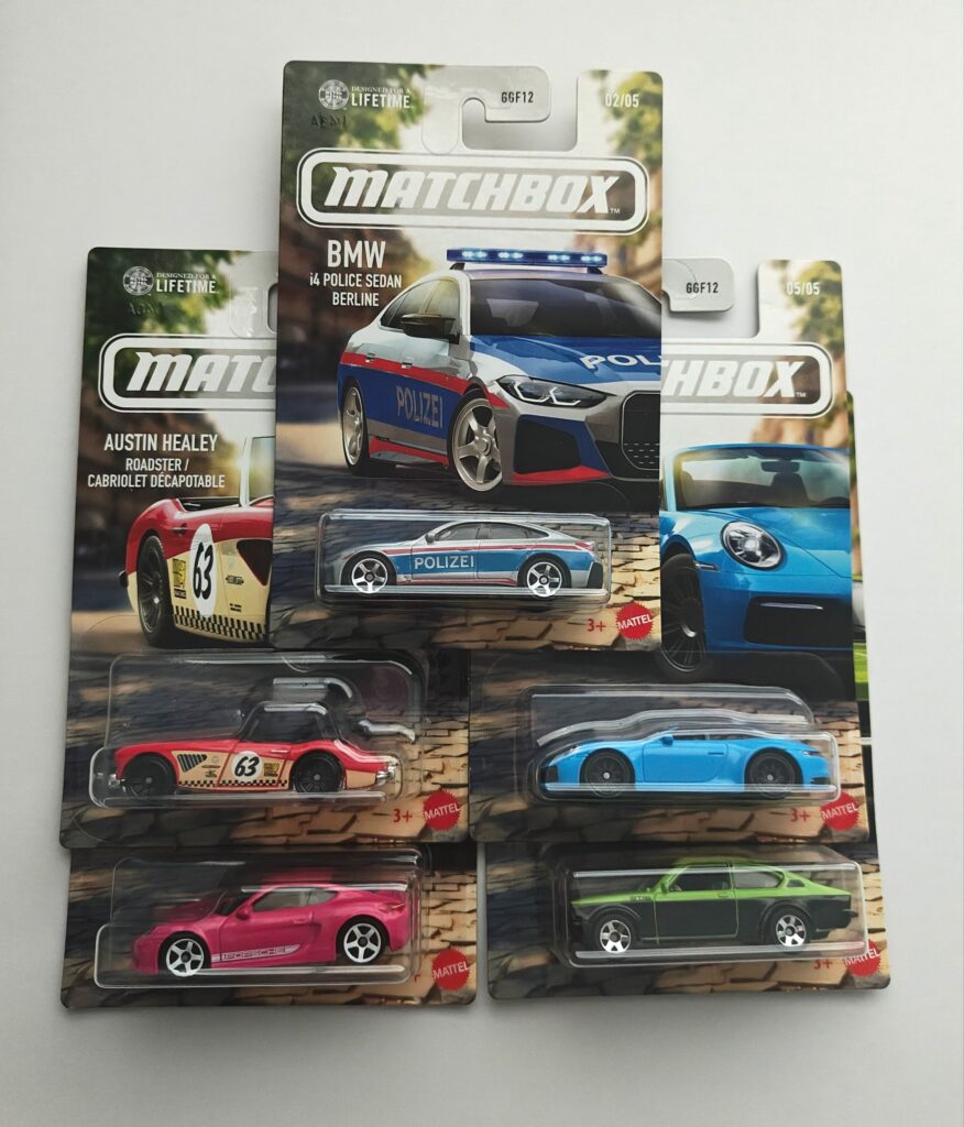 Matchbox 2026 European Cars Series Complete set of 5 ggf12-987L