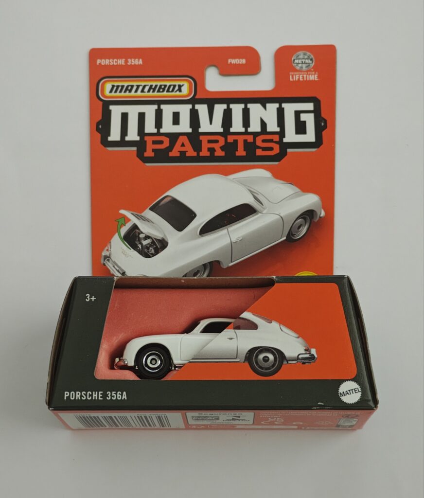 Matchbox 2026 Moving parts #30 of 54 Porsche 356 A with opening trunk in white HVM79